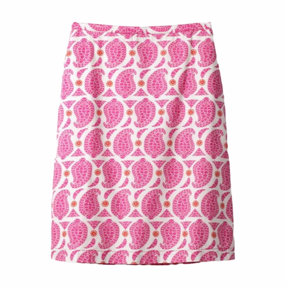 NWOT Boden Paisley Print A-Line Skirt Size 2
